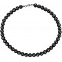 Colier elegant cu perle din sticla AS25AA Negre